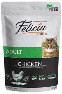 FELICIA - Felicia Tahılsız Tavuk Etli Yetişkin Kedi Konservesi 85gr