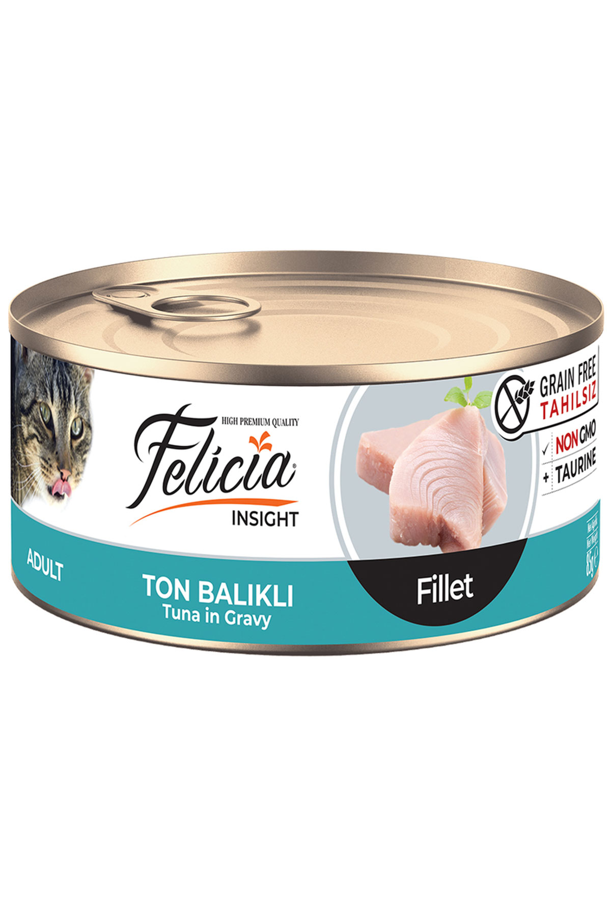 Felicia Ton Balıklı Yetişkin Fileto Kedi Konservesi 85gr