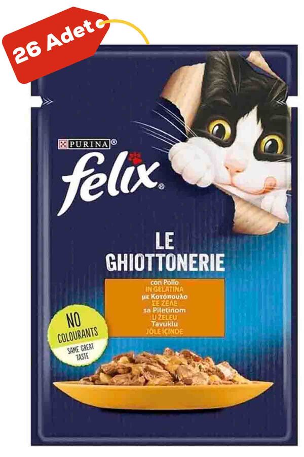 Felix Tavuklu Yetişkin Kedi Konservesi 26x85gr 26lı