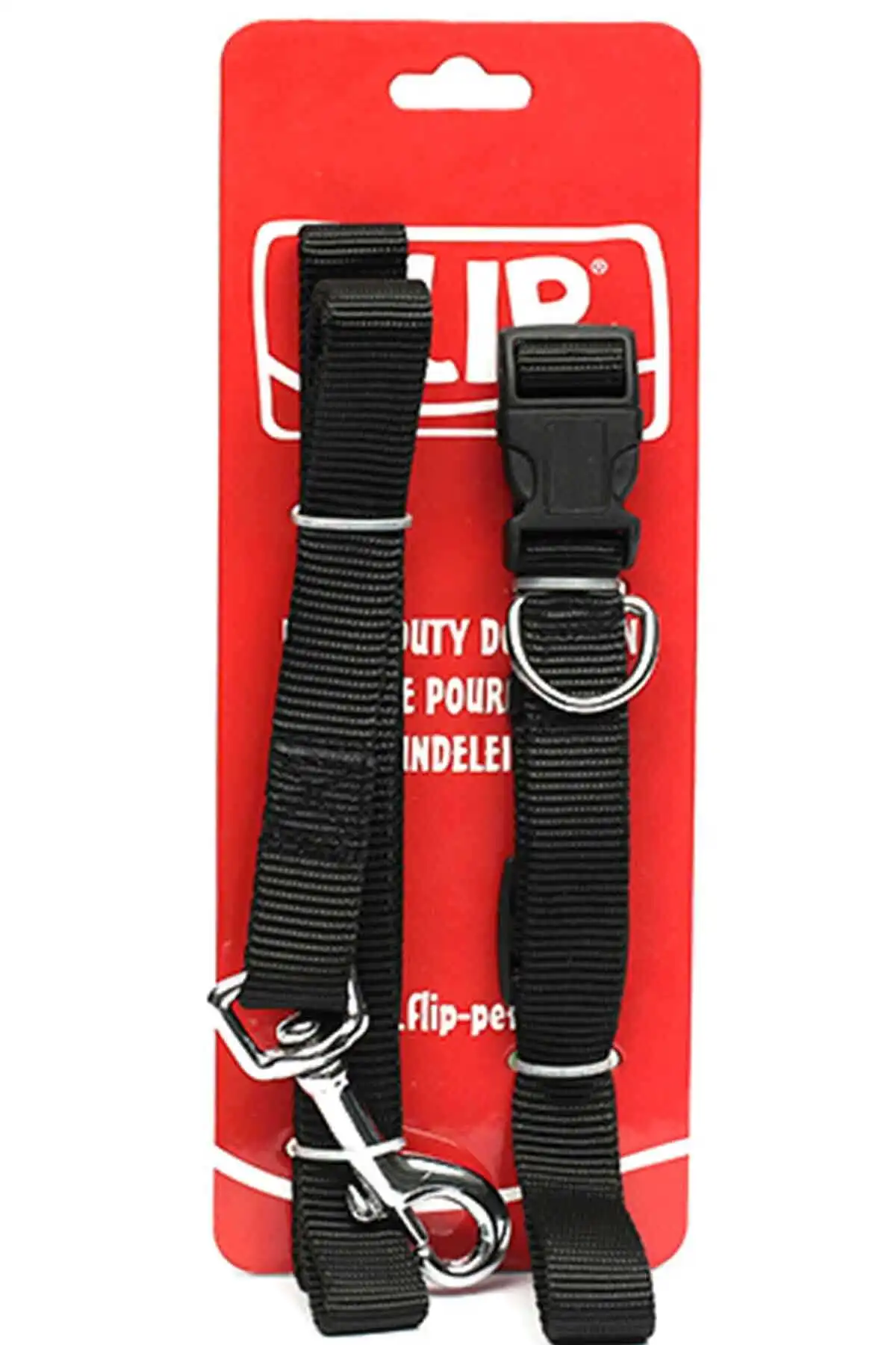 FLIP - Flip Şerit Tasma ve Gezdirme Kayışı Takımı 2cm/125cm
