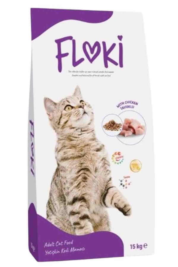 Floki Tavuklu Yetişkin Kedi Maması 15kg