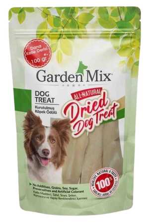 GARDEN MIX - Garden Mix Kurutulmuş Dana Kelle Derisi Köpek Ödülü 100gr