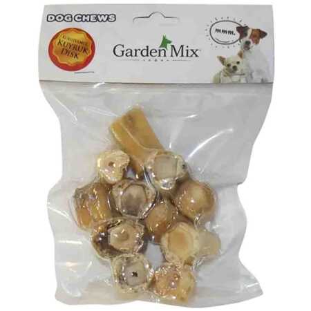 GARDEN MIX - Garden Mix Kurutulmuş Dana Kuyruk Disk Köpek Ödül Maması 100gr