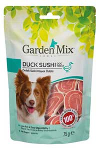 GARDEN MIX - Gardenmix Ördekli Sushi Köpek Ödül Maması 75gr