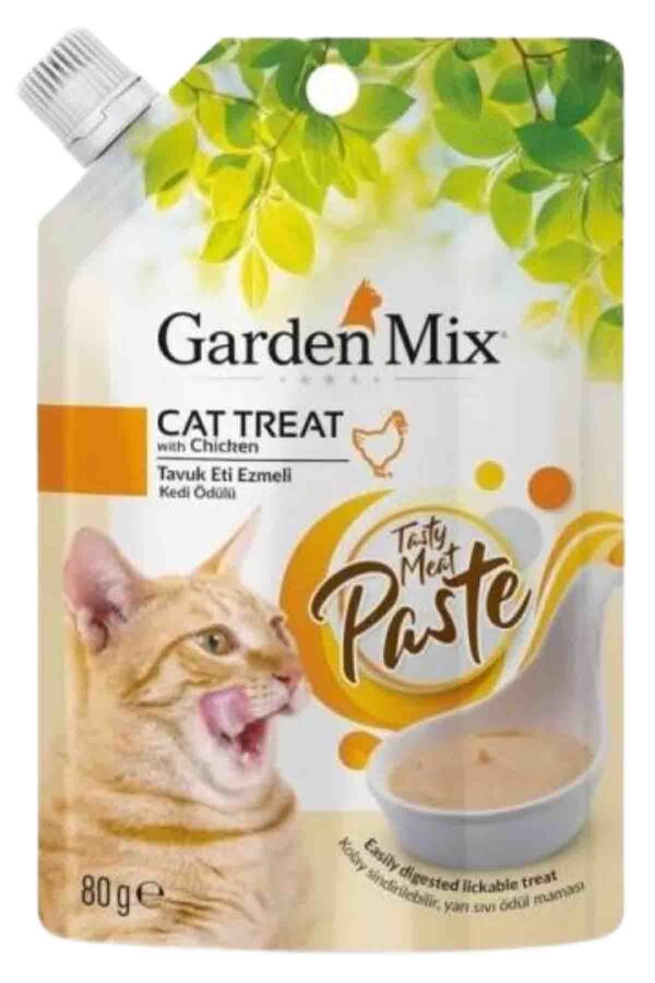 Garden Mix Tavuk Etli Ezme Kedi Ödül Maması 80gr