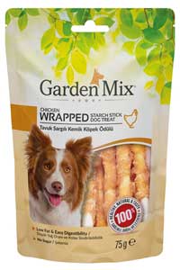 GARDEN MIX - Gardenmix Tavuk Sargılı Kemik Köpek Ödül Maması 75gr