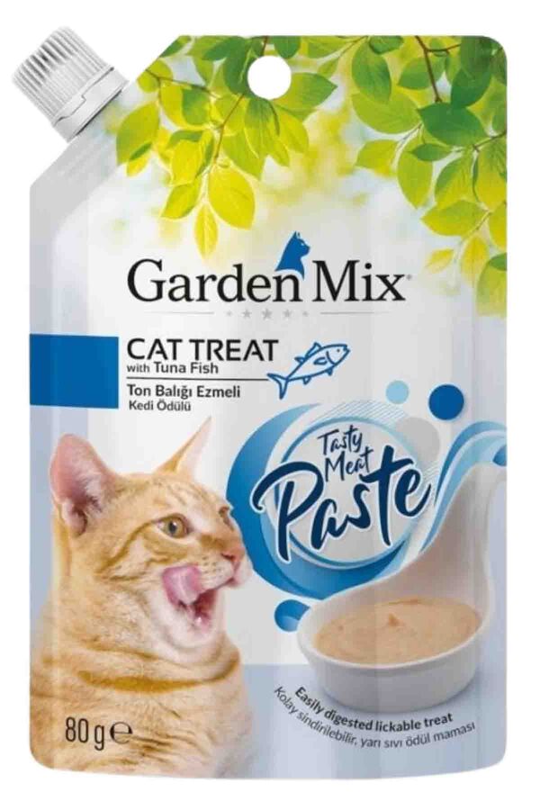 Garden Mix Ton Balıklı Ezme Kedi Ödül Maması 80gr