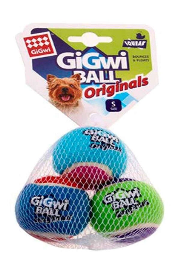 Gigwi Ball Tenis Topu 3lü 5cm Köpek Oyuncağı