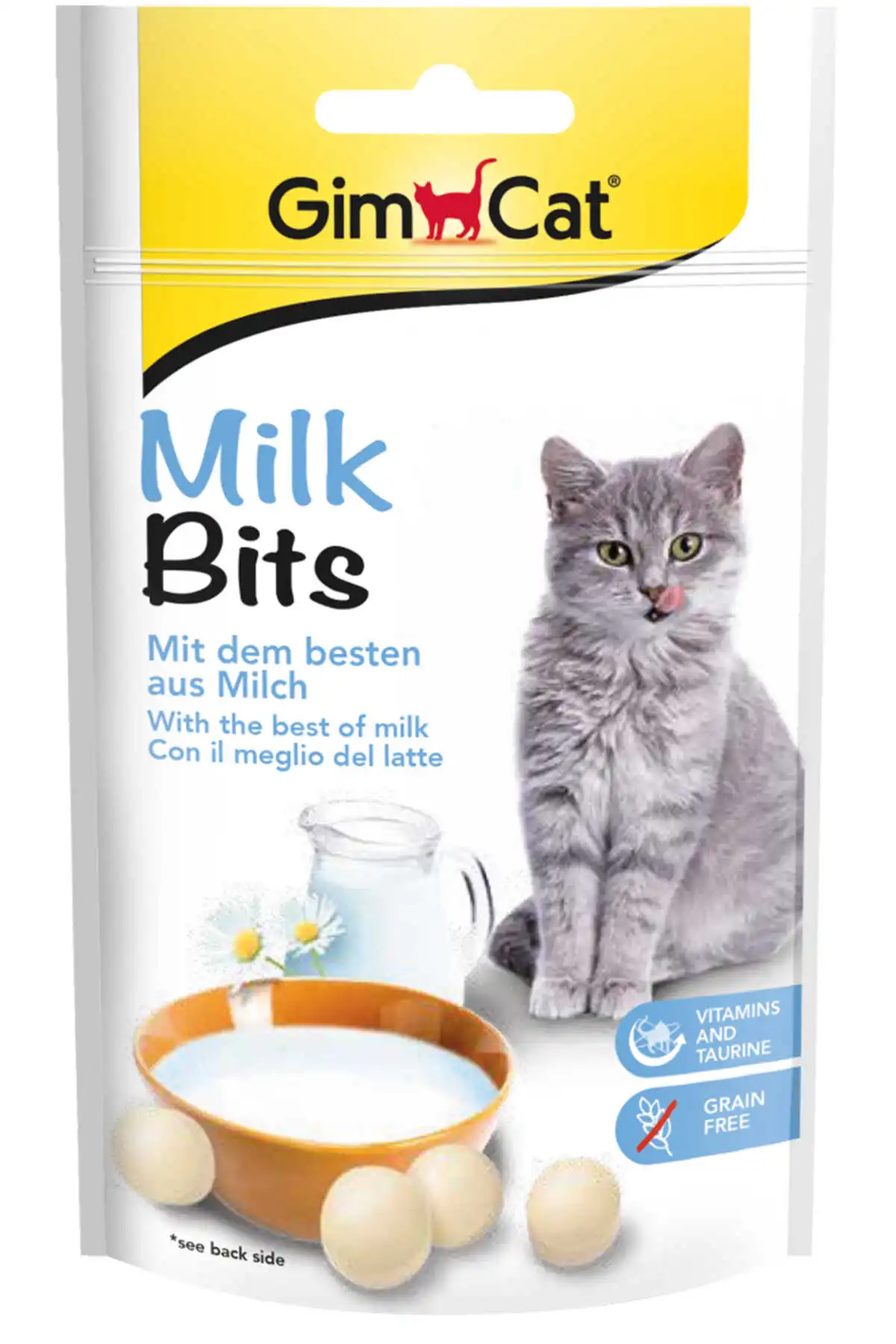 GIMCAT - GimCat MilkBits Sütlü Kedi Ödül Tableti 40gr