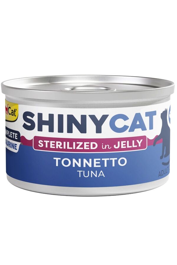 Gimcat Shinycat Jelly Ton Balıklı Kısırlaştırılmış Kedi Konservesi 70gr