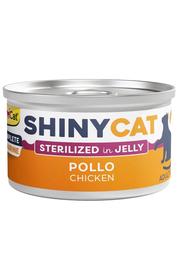 Gimcat Shinycat Jelly Tavuklu Kısırlaştırılmış Kedi Konservesi 70gr