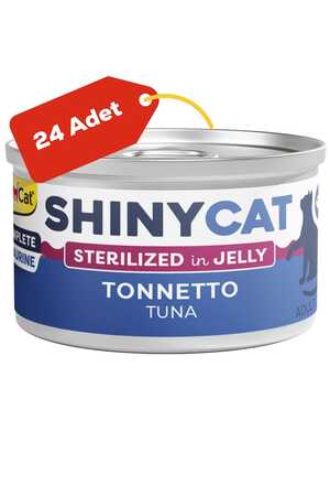 Gimcat Shinycat Jelly Ton Balıklı Kısırlaştırılmış Kedi Konservesi 70gr 24lü - Thumbnail