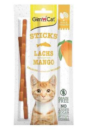 GIMCAT - Gimcat Sticks Somonlu ve Mangolu Kedi Ödül Çubuğu 15gr