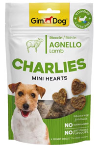 GIMDOG - Gimdog Charlies Mini Hearts Kuzu Etli Köpek Ödülü 70gr