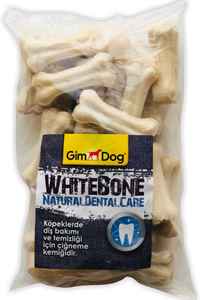 GIMDOG - GimDog Mordimi Press Köpek Ödül Kemiği (25li) 5cm Beyaz