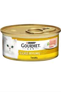 GOURMET - Gourmet Gold Kıyılmış Tavuk Etli Yetişkin Kedi Konservesi 85gr