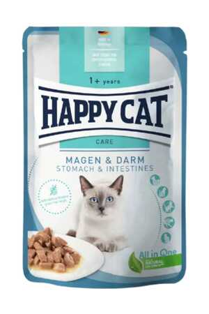 HAppy Cat - Happy Cat Mide ve Bağırsak Sağlığı İçin Yetişkin Kedi Yaş Maması 85gr