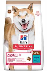 HILLS - Hills Tahılsız Ton Balıklı Orta Irk Yetişkin Köpek Maması 2,5kg