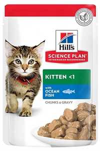 HILLS - Hills Okyanus Balıklı Yavru Kedi Konservesi 85gr