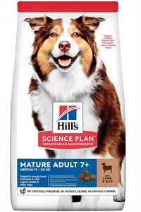 HILLS - Hills Kuzu Eti ve Pirinçli Orta Irk Yaşlı Köpek Mamasi 2,5kg