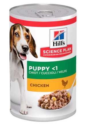 Hills Puppy Tavuklu Orta Irk Yavru Konserve Köpek Maması 370gr - Thumbnail