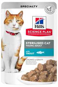 HILLS - Hills Alabalıklı Kısırlaştırılmış Kedi Konservesi 85gr
