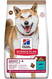 HILLS - Hills Tahılsız Ton Balıklı Orta Irk Yetişkin Köpek Maması 12kg