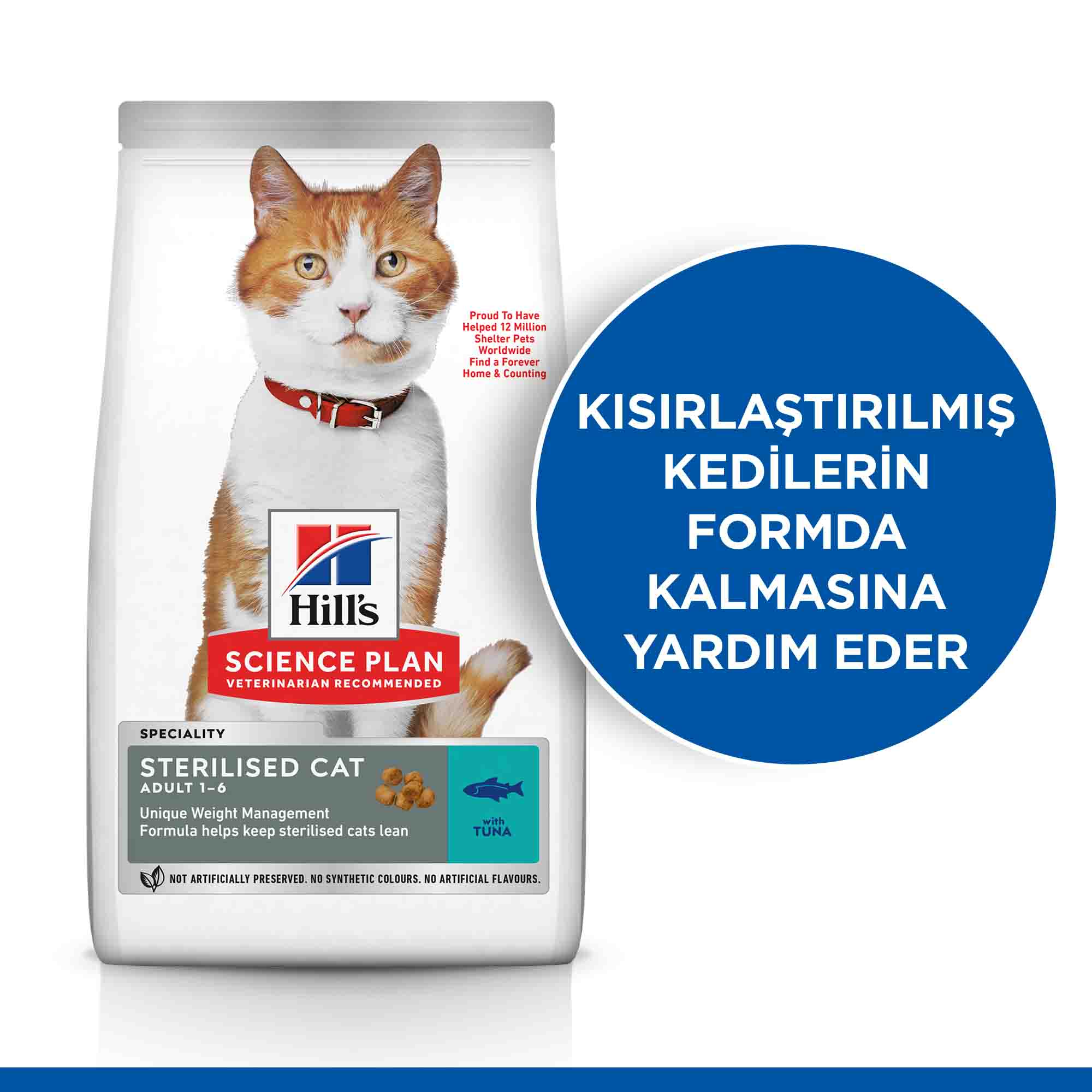 Hills Ton Balıklı Kısırlaştılmış Kedi Maması 1,5kg