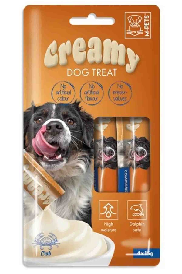 M-Pets Creamy Yengeçli Köpek Ödülü 4x15gr