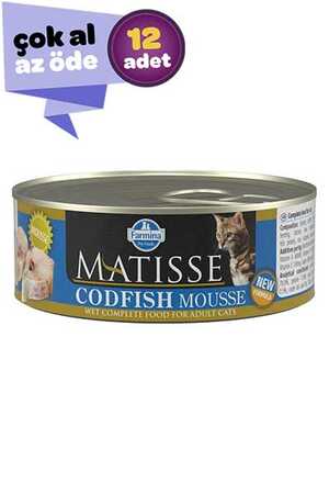MATISSE - Matisse Morina Balıklı Yetişkin Kedi Konservesi 12x85gr (12li)