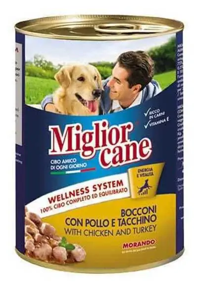 MIGLIOR GATTO - Miglior Gatto Tavuklu & Hindili Yetişkin Köpek Konservesi 405gr