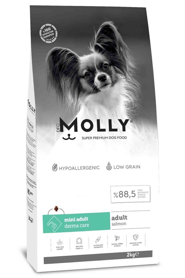 Molly Somonlu Mini Irk Yetişkin Köpek Maması 2kg