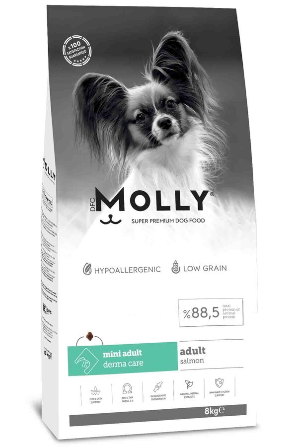 Molly Somonlu Mini Irk Yetişkin Köpek Maması 8kg