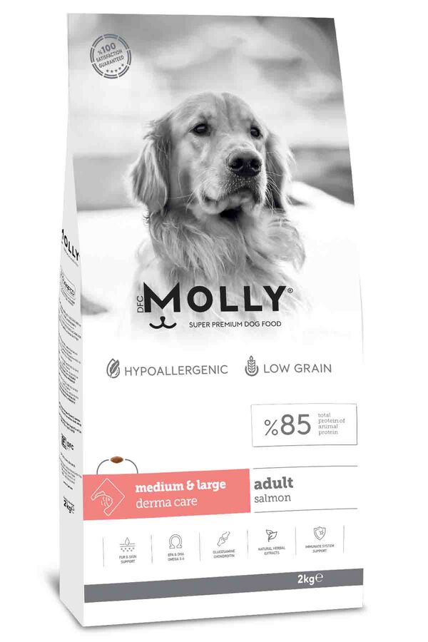 Molly Somonlu Orta ve Büyük Irk Yetişkin Köpek Maması 2kg