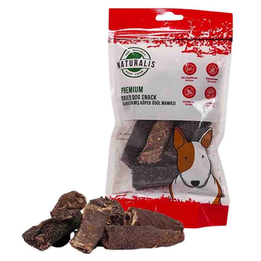 Naturalis Kuzu İşkembe ve Sığır Barf Köpek Ödül Maması 100gr