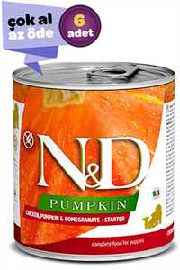 N&D - ND Pumpkin Starter Tahılsız Tavuk Balkabağı ve Narlı Yavru Köpek Konservesi 6x285gr (6lı)