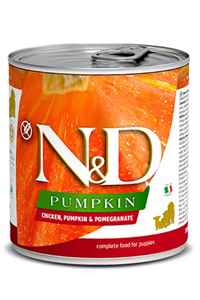 N&D - ND Pumpkin Tahılsız Tavuk Balkabağı ve Narlı Yavru Köpek Konservesi 285gr