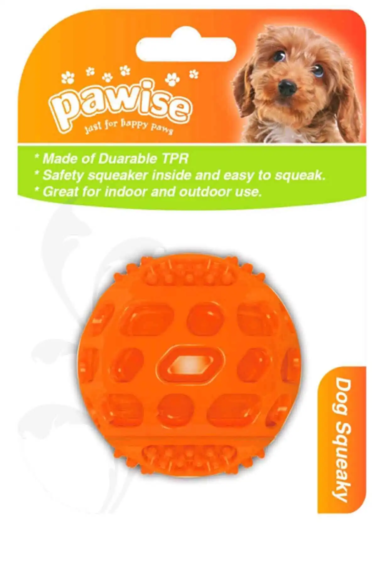 PAWISE - Pawise Dikenli Sesli Köpek Oyun Topu 5,5cm