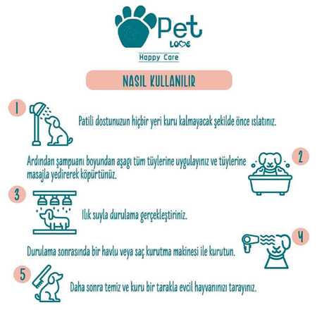 Pet Love Doğal Argan Yağlı Çilekli Şampuan 250ml - Thumbnail