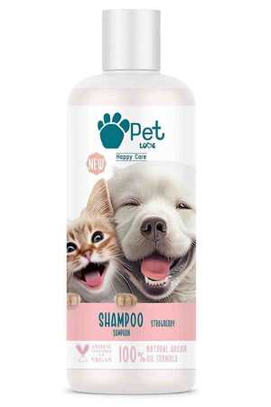 Pet Love Doğal Argan Yağlı Çilekli Şampuan 500ml - Thumbnail