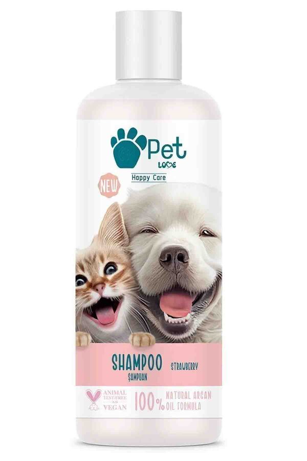 Pet Love Doğal Argan Yağlı Çilekli Şampuan 500ml