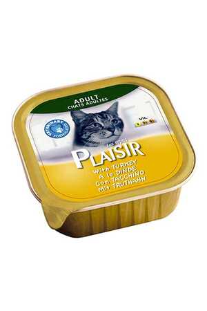 PLAISIR - Plaisir Pate Hindili Yetişkin Kedi Konservesi 100gr