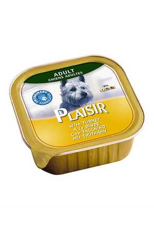 PLAISIR - Plaisir Pate Hindili Yetişkin Köpek Konservesi 150gr