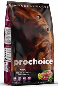PRO CHOICE - Pro Choice Dana Eti ve Pirinçli Yetişkin Köpek Maması 12kg