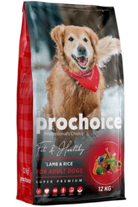 PRO CHOICE - Pro Choice Kuzu Eti ve Pirinçli Yetişkin Köpek Maması 12kg