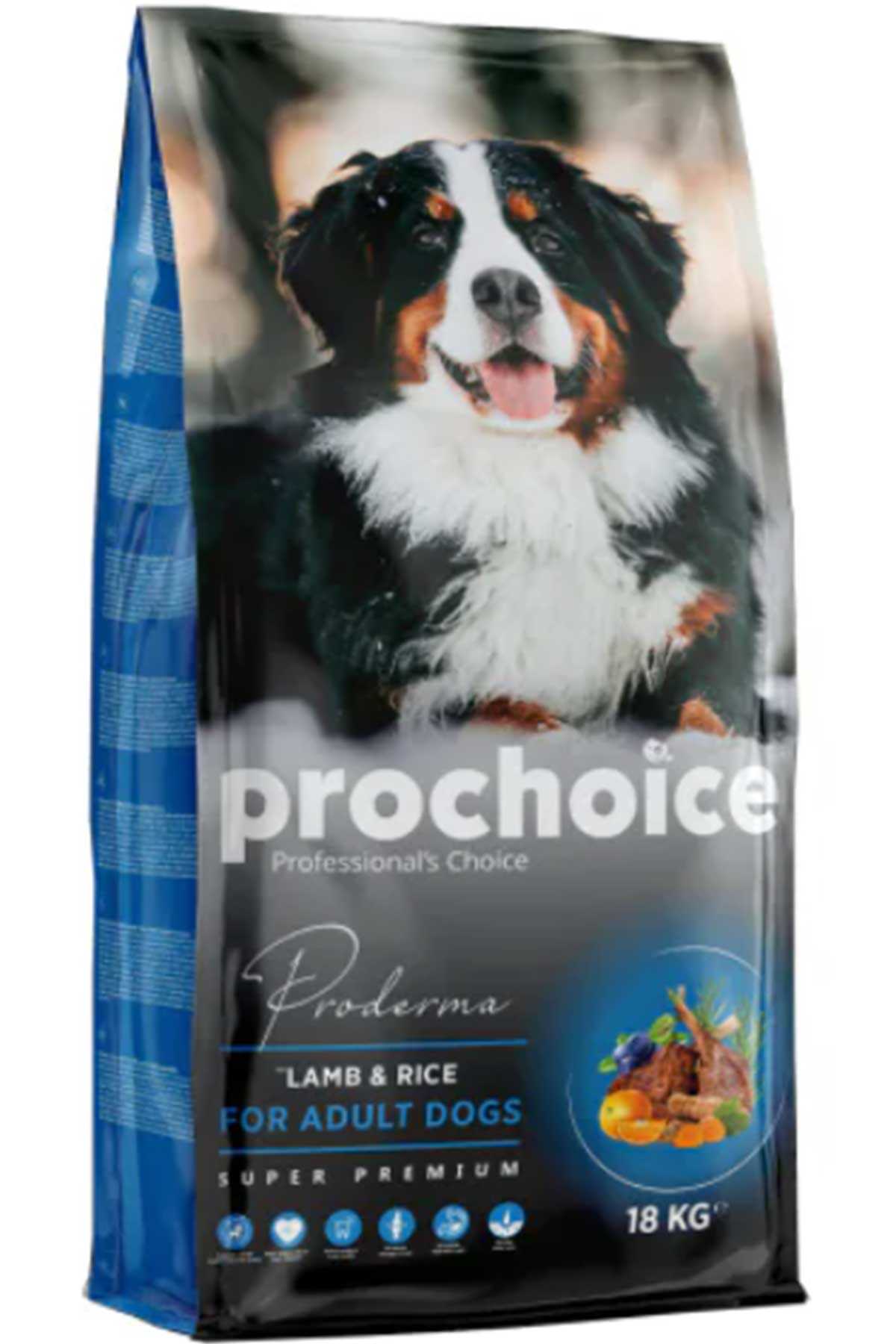 Pro Choice Proderma Kuzu Eti ve Pirinçli Köpek Maması 18kg