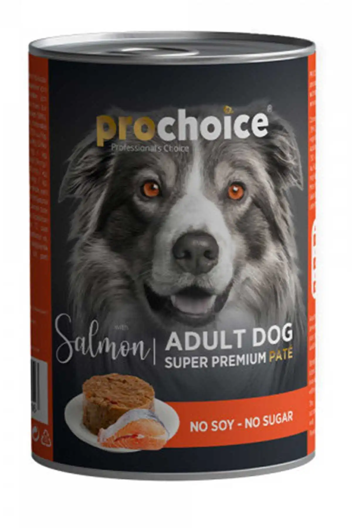 PRO CHOICE - Pro Choice Somonlu ve Pirinçli Ezme Yetişkin Köpek Konservesi 400gr