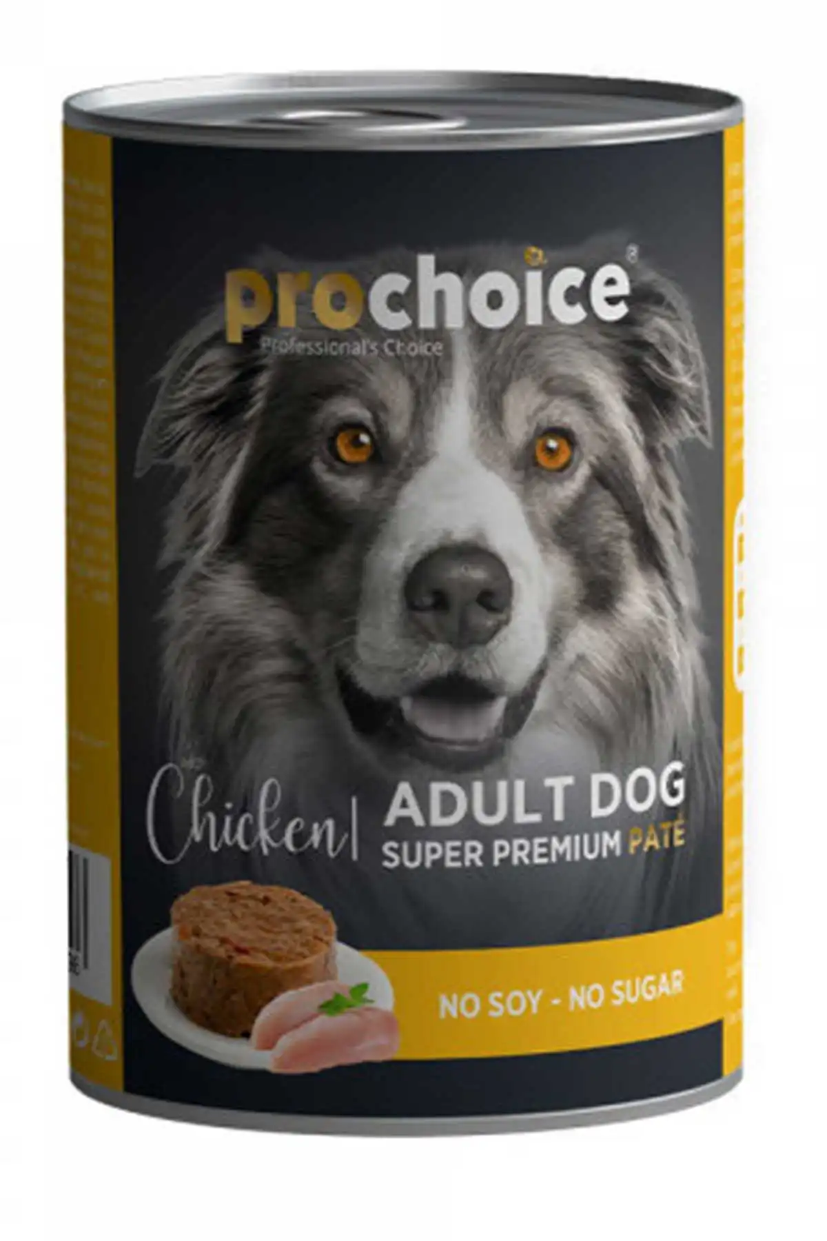 PRO CHOICE - Pro Choice Tavuk Etli ve Pirinçli Ezme Yetişkin Köpek Konservesi 400gr