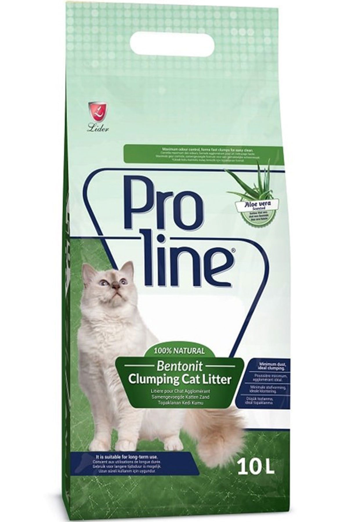 Proline Hızlı Topaklanan Kedi Kumu Aloe Veralı 10lt