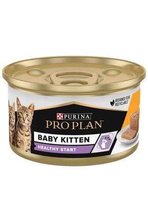 PROPLAN - Pro Plan Baby Kitten Tavuklu Yeni Doğan Yavru Kedi Konservesi 85gr